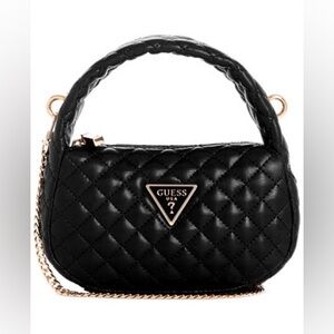 GUESS Quilted Black Mini Bag